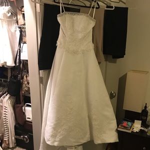 Hand made wedding dress.